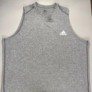Men’s Adidas Free Lift Gray 2XL Tank Top